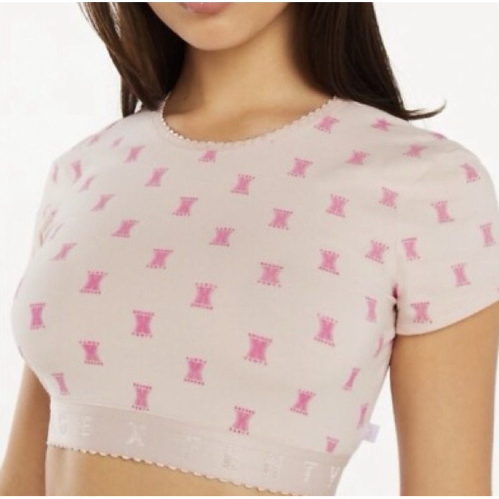Savage X Fenty Cotton Jersey Crop Top Size Large